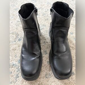 Kenneth Cole Black Leather Men's Boots